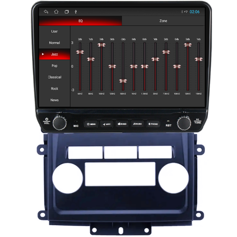 Navigatie dedicata Nissan Frontier 2009-2012 Tesla cu butoane rotative model 2024, 4GB RAM 64GB ROM, Procesor Quadcore, Android 14, Display QLED 10", DSP, Carplay&Android Auto [1]