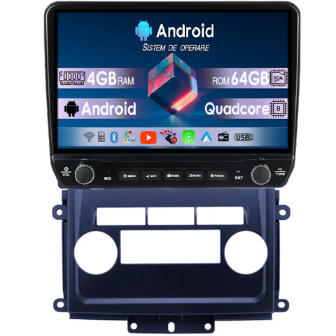 Navigatie dedicata Nissan Frontier 2009-2012 Tesla cu butoane rotative model 2024, 4GB RAM 64GB ROM, Procesor Quadcore, Android 14, Display QLED 10", DSP, Carplay&Android Auto [0]