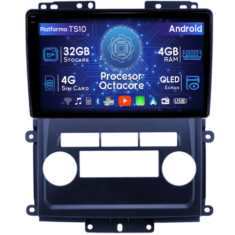 Frontier 2009-2012 - Navigatie dedicata Nissan Frontier 2009-2012,4GB RAM 32GB ROM, Octacore, Android 14, Display QLED 1K 9", DSP, Carplay&Android Auto, SIM 4G, Bluetooth, Ventilator Activ