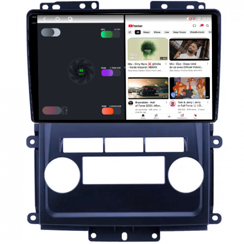 Navigatie dedicata Nissan Frontier 2009-2012, 4GB RAM 64GB ROM, Octacore, Android 14, Display QLED 1K 9", Carplay&Android Auto, SIM 4G, Ventilator Activ [2]