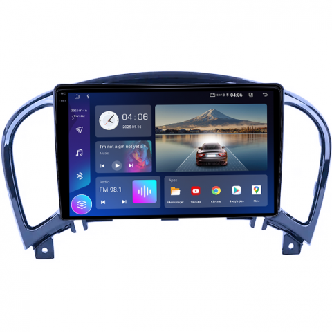 Navigatie dedicata Nissan Juke 2010-2014, 4GB RAM 64GB ROM, Quad Core, Display 9" QLED 1K, Carplay, Android 14, Bluetooth, Magazin Play, Suport Camere AHD [1]