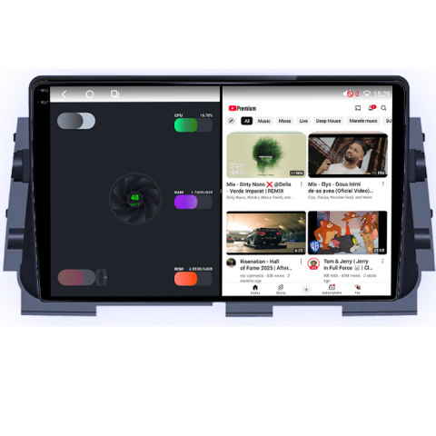 Navigatie dedicata Nissan Kicks Micra P15 2016-2020, 4GB RAM 64GB ROM, Octacore, Android 14, Display QLED 1K 9", Carplay&Android Auto, SIM 4G, Ventilator Activ [2]