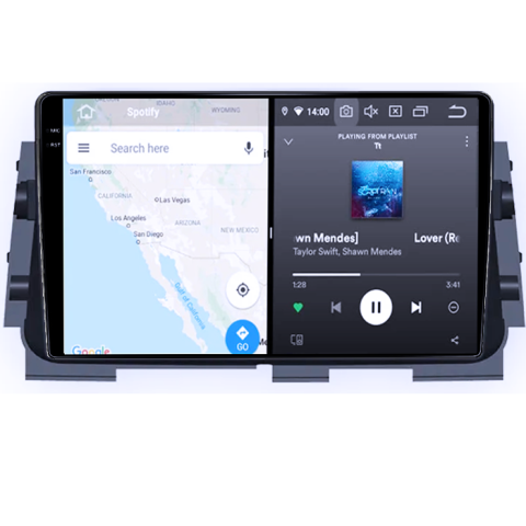 Navigatie dedicata Nissan Kicks Micra P15 2016-2020, 8GB RAM 128GB ROM, Octacore, Platforma TS18, Android 14, Display QLED 9", Suporta camera 360", DSP, Carplay&Android Auto, SIM 4G, Ventilator Act [6]