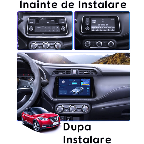 Navigatie dedicata Nissan Kicks Micra P15 2016-2020, 8GB RAM 128GB ROM, Octacore, Platforma TS18, Android 14, Display QLED 9", Suporta camera 360", DSP, Carplay&Android Auto, SIM 4G, Ventilator Act [4]