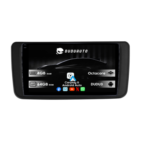 Navigatii Dedicate - Navigatie dedicata Nissan Leaf 2017-2024, DUDU3, 4GB RAM 64GB ROM, Octacore, Platforma 8581, Android, Display QLED 9", DSP, Carplay&AndroidAuto