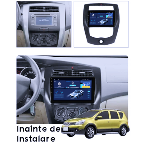Navigatie dedicata Nissan Livina 2013-2016, 4GB RAM 32GB ROM, Octacore, Android 14, Display QLED 1K 9", DSP, Carplay&Android Auto, SIM 4G, Bluetooth, Ventilator Activ [4]