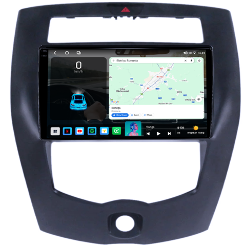 Navigatie dedicata Nissan Livina 2013-2016, 4GB RAM 32GB ROM, Octacore, Android 14, Display QLED 1K 9", DSP, Carplay&Android Auto, SIM 4G, Bluetooth, Ventilator Activ [1]