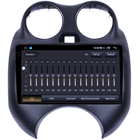 Navigatie dedicata Nissan March 2010-2013 & Micra 2010-2015, 8GB RAM 128GB ROM, Octacore, Platforma TS18, Android 14, Display QLED 9", Suporta camera 360", DSP, Carplay&Android Auto, SIM 4G, Ventil [7]