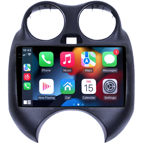 Navigatie dedicata Nissan March 2010-2013 & Micra 2010-2015, 8GB RAM 128GB ROM, Octacore, Platforma TS18, Android 14, Display QLED 9", Suporta camera 360", DSP, Carplay&Android Auto, SIM 4G, Ventil [8]