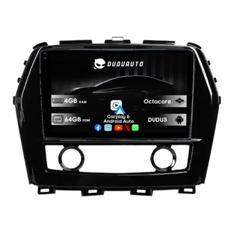 Navigatii Dedicate - Navigatie dedicata Nissan Maxima 2016-2023, DUDU3, 4GB RAM 64GB ROM, Octacore, Platforma 8581, Android, Display QLED 9", DSP, Carplay&AndroidAuto