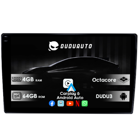 Navigatii Dedicate - Navigatie dedicata Nissan Murano 2002-2006, DUDU3, 4GB RAM 64GB ROM, Octacore, Platforma 8581, Android, Display QLED 9", DSP, Carplay&AndroidAuto