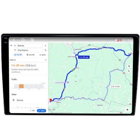 Navigatie dedicata Nissan Murano 2002-2006, 4GB RAM 32GB ROM, Octacore, Android 14, Display QLED 1K 9", DSP, Carplay&Android Auto, SIM 4G, Bluetooth, Ventilator Activ [3]