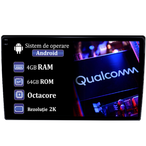 Murano 2002-2006 - Navigatie dedicata Nissan Murano 2002-2006, 4GB RAM 64GB ROM, Procesor Qualcomm Octacore, Android 14, Rezolutie 2K, Display QLED 9", DSP, Carplay&Android Auto, SIM 4G