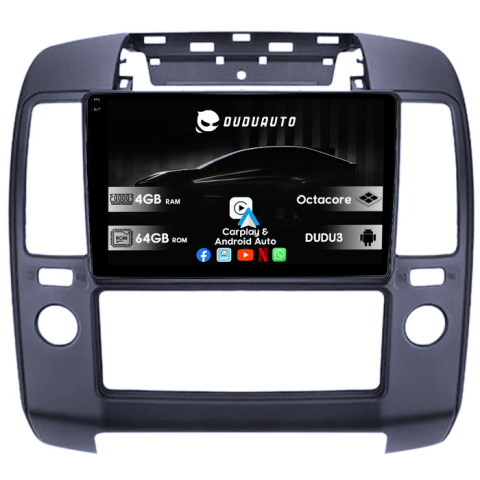 Navigatii Dedicate - Navigatie dedicata Nissan Navara 2004-2014, DUDU3, 4GB RAM 64GB ROM, Octacore, Platforma 8581, Android, Display QLED 9", DSP, Carplay&AndroidAuto