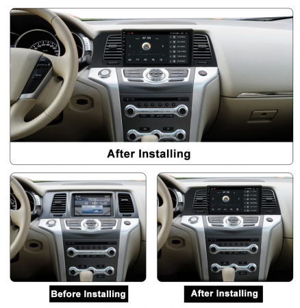 Navigatie dedicata ​Nissan Murano Z51 2008-2014 , 4GB RAM 64GB ROM, Octacore, Android 13, Display QLED 9", DSP, Carplay, Android Auto, Internet, Youtube, Waze, WIFI, Bluetooth [7]