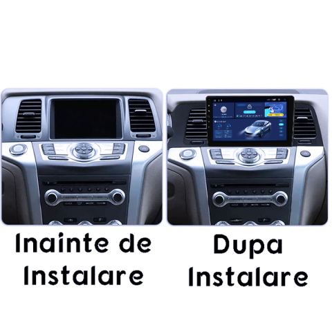 Navigatie dedicata Nissan Murano Z51 2008-2014, 8GB RAM 128GB ROM, Octacore, Platforma TS18, Android 14, Display QLED 9", Suporta camera 360", DSP, Carplay&Android Auto, SIM 4G, Ventilator Activ [4]