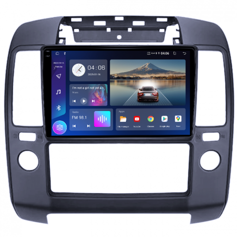 Navigatie dedicata Nissan Navara 2004-2010, 4GB RAM 64GB ROM, Quadcore, Android 14, Display QLED 1K, 9", DSP, Carplay&Android Auto, Suport camere AHD [1]