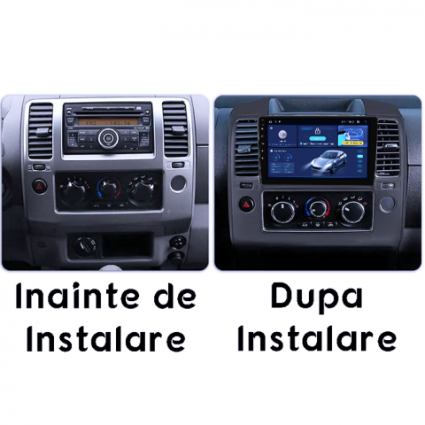 Navigatie dedicata Nissan Navara 2004-2010, 4GB RAM 64GB ROM, Quadcore, Android 14, Display QLED 1K, 9", DSP, Carplay&Android Auto, Suport camere AHD [5]