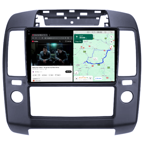 Navigatie dedicata Nissan Navara 2004-2010, 8GB RAM 128GB ROM, Octacore, Platforma TS18, Android 14, Display QLED 9", Suporta camera 360", DSP, Carplay&Android Auto, SIM 4G, Ventilator Activ [3]