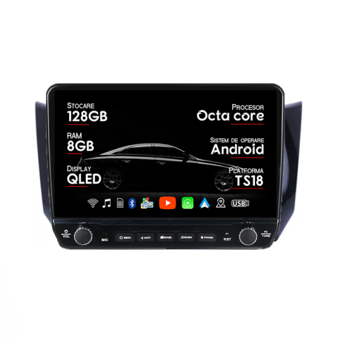 Sylphy 2012-2018 - Navigatie dedicata Nissan Sylphy 2012-2018 Tesla Cu Butoane Rotative Model 2024, ANDROID 13, 10 inch , 8+128GB, Internet, Aplicatii, Waze, GPS