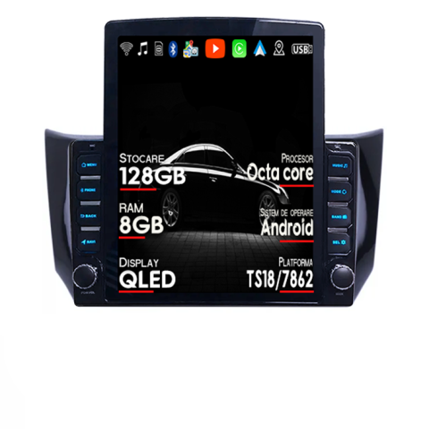 Sylphy 2012-2018 - Navigatie dedicata Nissan Sylphy 2012-2018 Tesla Style, ANDROID 13, 9.7 inch , 8+128GB, Internet, Aplicatii, Waze, GPS