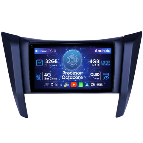 Navara NP300 Frontier 2017 - Navigatie dedicata Nissan Navara NP300 Frontier 2017, 4GB RAM 32GB ROM, Octacore, Android 14, Display QLED 1K 9", DSP, Carplay&Android Auto, SIM 4G, Bluetooth, Ventilator Activ