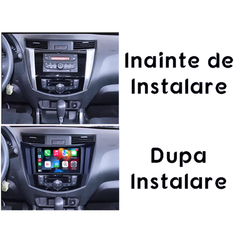 Navigatie dedicata Nissan Navara NP300 Frontier 2017, 4GB RAM 64GB ROM, Procesor Qualcomm Octacore, Android 14, Rezolutie 2K, Display QLED 9", DSP, Carplay&Android Auto, SIM 4G [4]
