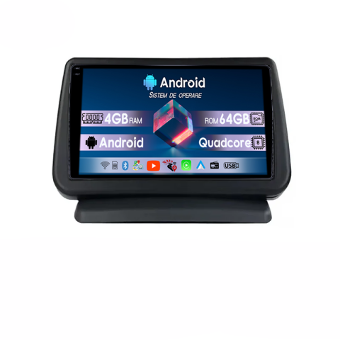 Note 2005-2013 - Navigatie dedicata Nissan Note 2005-2013, 4GB RAM 64GB ROM, Quadcore, Android 14, Display QLED  9", DSP, Carplay&Android Auto, Suport camere AHD