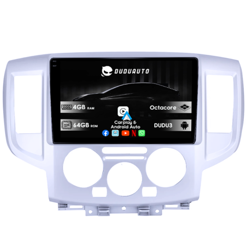 Navigatii Dedicate - Navigatie dedicata Nissan NV200 2011-2018, DUDU3, 4GB RAM 64GB ROM, Octacore, Platforma 8581, Android, Display QLED 9", DSP, Carplay&AndroidAuto