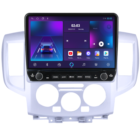 Navigatie dedicata Nissan NV200 2011-2018 Tesla cu butoane rotative model 2024, 4GB RAM 64GB ROM, Procesor Quadcore, Android 14, Display QLED 10", DSP, Carplay&Android Auto [5]