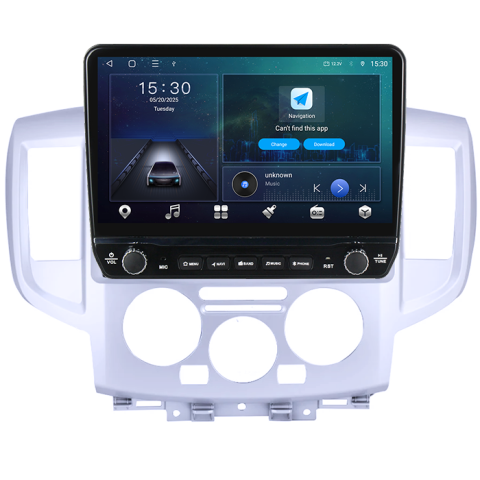 Navigatie dedicata Nissan NV200 2011-2018 Tesla cu butoane rotative model 2024, 4GB RAM 64GB ROM, Procesor Quadcore, Android 14, Display QLED 10", DSP, Carplay&Android Auto [6]