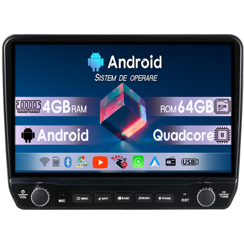 Navigatie dedicata Nissan Pathfinder R50 1995-2005 Tesla cu butoane rotative model 2024, 4GB RAM 64GB ROM, Procesor Quadcore, Android 14, Display QLED 10", DSP, Carplay&Android Auto [0]