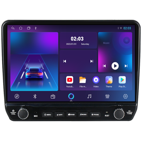 Navigatie dedicata Nissan Pathfinder R50 1995-2005 Tesla cu butoane rotative model 2024, 4GB RAM 64GB ROM, Procesor Quadcore, Android 14, Display QLED 10", DSP, Carplay&Android Auto [4]