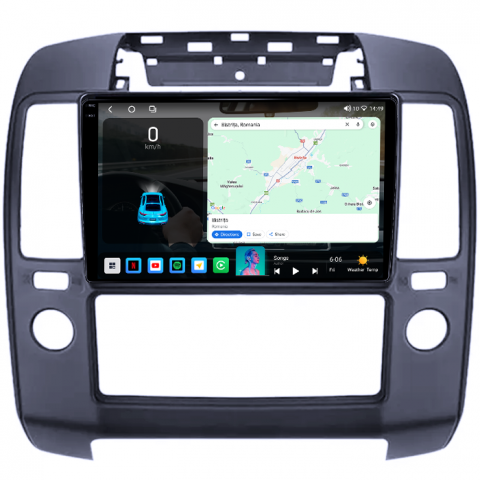 Navigatie dedicata Nissan Pathfinder 2004-2012, 4GB RAM 64GB ROM, Octacore, Android 14, Display QLED 1K 9", Carplay&Android Auto, SIM 4G, Ventilator Activ [1]