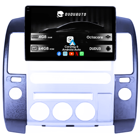 Pathfinder R51 (2004-2012) - Navigatie dedicata Nissan Pathfinder P51, DUDU3, 4GB RAM 64GB ROM, Octacore, Platforma 8581, Android, Display QLED 9", DSP, Carplay&AndroidAuto