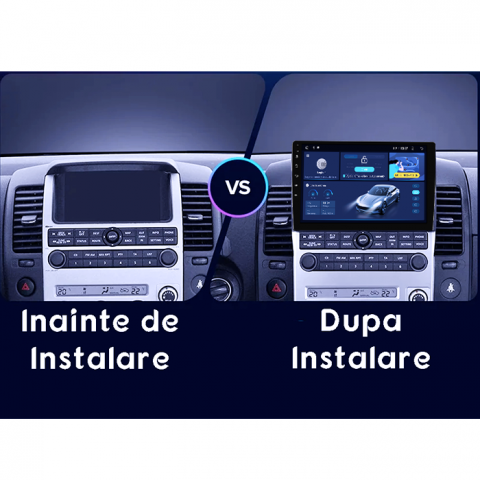 Navigatie dedicata Nissan Pathfinder P51, 4GB RAM 64GB ROM, Quad Core, Display 9" QLED 1K, Carplay, Android 14,Suport Camere AHD [3]