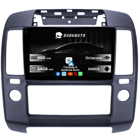 Pathfinder R51 (2004-2012) - Navigatie dedicata Nissan Pathfinder 2004-2012, DUDU3, 4GB RAM 64GB ROM, Octacore, Platforma 8581, Android, Display QLED 9", DSP, Carplay&AndroidAuto
