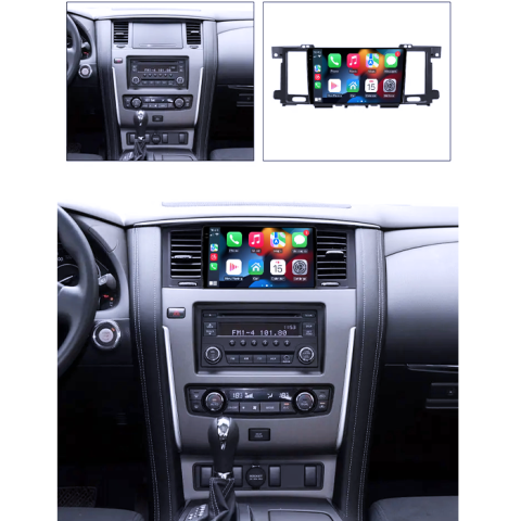 Navigatie dedicata Nissan Patrol 2010-2020, 8GB RAM 128GB ROM, Octacore, Platforma TS18, Android 14, Display QLED 9", Suporta camera 360", DSP, Carplay&Android Auto, SIM 4G, Ventilator Activ [5]