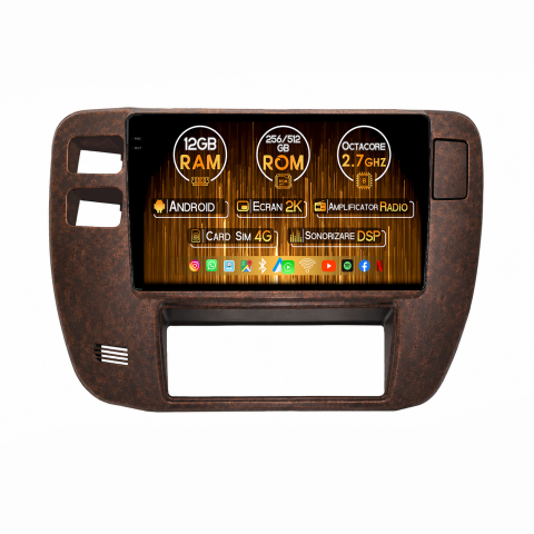 Patrol Y61 1997-2005 - Navigatie dedicata Nissan Patrol Y61 1997-2005, Maro, 12GB RAM 256GB ROM, Android 14, Rezolutie 2K, Display QLED, 10", DSP, Carplay, Android Auto, Internet, Youtube, Waze, Wi Fi, USB