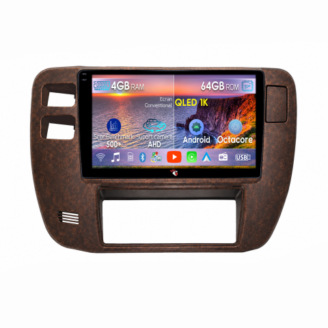 Patrol Y61 1997-2005 - Navigatie dedicata Nissan Patrol Y61 1997-2005, Maro, 4GB RAM 64GB ROM, Octacore, Android 14, Display QLED 9", DSP, Carplay&Android Auto, SIM 4G, Ventilator Activ