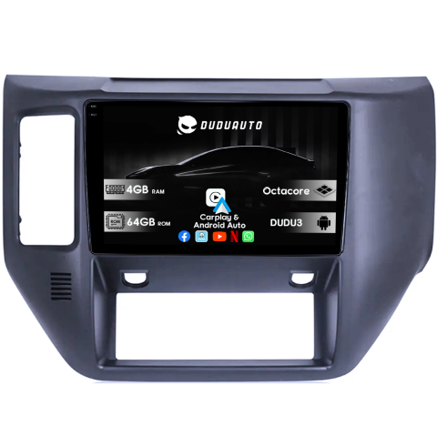 Patrol 2004-2009 - Navigatie dedicata Nissan Patrol 2004-2009, DUDU3, 4GB RAM 64GB ROM, Octacore, Platforma 8581, Android, Display QLED 9", DSP, Carplay&AndroidAuto