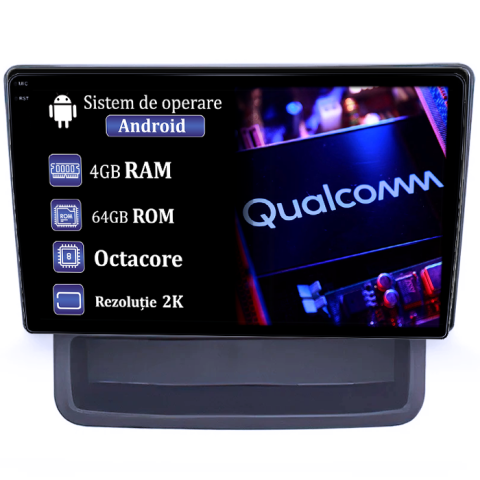 Primastar 2001-2014 - Navigatie dedicata Nissan Primastar 2001-2014, 4GB RAM 64GB ROM, Procesor Qualcomm Octacore, Android 14, Rezolutie 2K, Display QLED 9", DSP, Carplay&Android Auto, SIM 4G