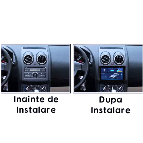 Navigatie dedicata Nissan Qashqai 2006-2013, 8GB RAM 128GB ROM, Octacore, Platforma TS18, Android 14, Display QLED 9", Suporta camera 360", DSP, Carplay&Android Auto, SIM 4G, Ventilator Activ [4]