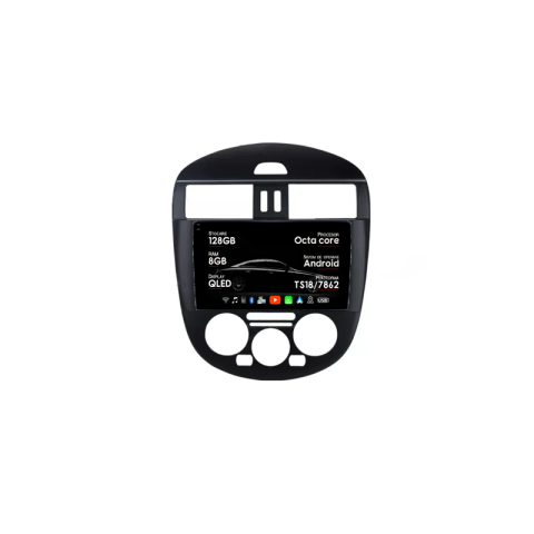 Navigatii Dedicate - Navigatie dedicata Nissan Tiida 2011-2015, 8GB RAM 128GB ROM, Octacore, Platforma TS18, Android 14, Display QLED 9", Suporta camera 360", DSP, Carplay&AndroidAuto