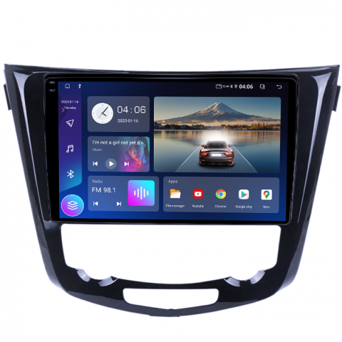 Navigatie dedicata Nissan Qashqai X-trail 2013, 4GB RAM 64GB ROM, Quad Core, Display 9" QLED 1K, Carplay, Android 14, Bluetooth, Magazin Play, Suport Camere AHD [3]