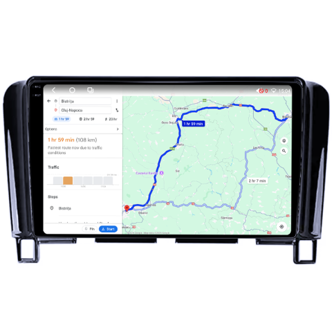 Navigatie dedicata Nissan Serena 4 2010-2016, 4GB RAM 32GB ROM, Octacore, Android 14, Display QLED 1K 9", DSP, Carplay&Android Auto, SIM 4G, Bluetooth, Ventilator Activ [5]