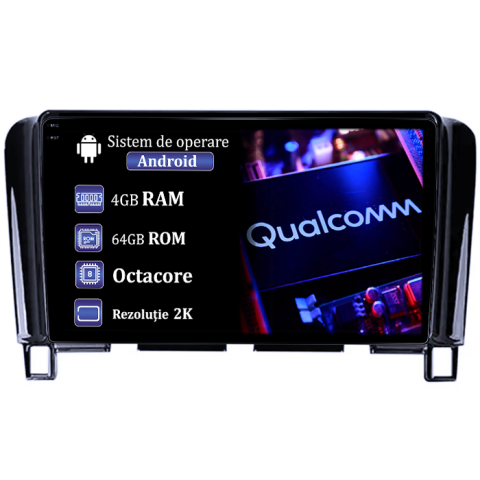 Navigatii Dedicate - Navigatie dedicata Nissan Serena 4 2010-2016, 4GB RAM 64GB ROM, Procesor Qualcomm Octacore, Android 14, Rezolutie 2K, Display QLED 9", DSP, Carplay&Android Auto, SIM 4G