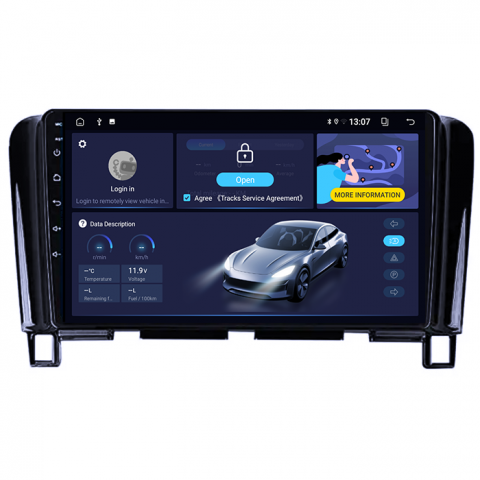 Navigatie dedicata Nissan Serena 4 2010-2016, 8GB RAM 128GB ROM, Octacore, Platforma TS18, Android 13, Display QLED 9”, Suporta camera 360º, DSP, Carplay&Android Auto, SIM 4G, Ventilator Activ [2]