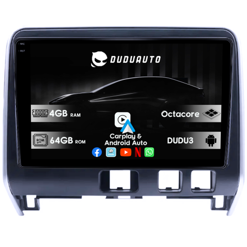 Nissan - Navigatie dedicata Nissan Serena 2016-2018, DUDU3, 4GB RAM 64GB ROM, Octacore, Platforma 8581, Android, Display QLED 9", DSP, Carplay&AndroidAuto