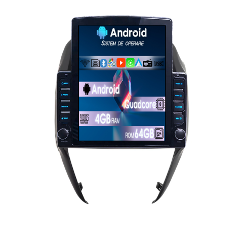 Sunny 2016-2019 - Navigatie dedicata Nissan Sunny 2016-2019 Tesla Style, 4GB RAM 64GB ROM, Procesor Quadcore, Android 14, Display QLED 9.7", DSP, Carplay&Android Auto